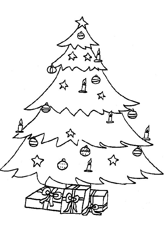 ぬりえページ: クリスマスツリー (オブジェクト) #167678 - 無料の印刷可能なぬりえページ