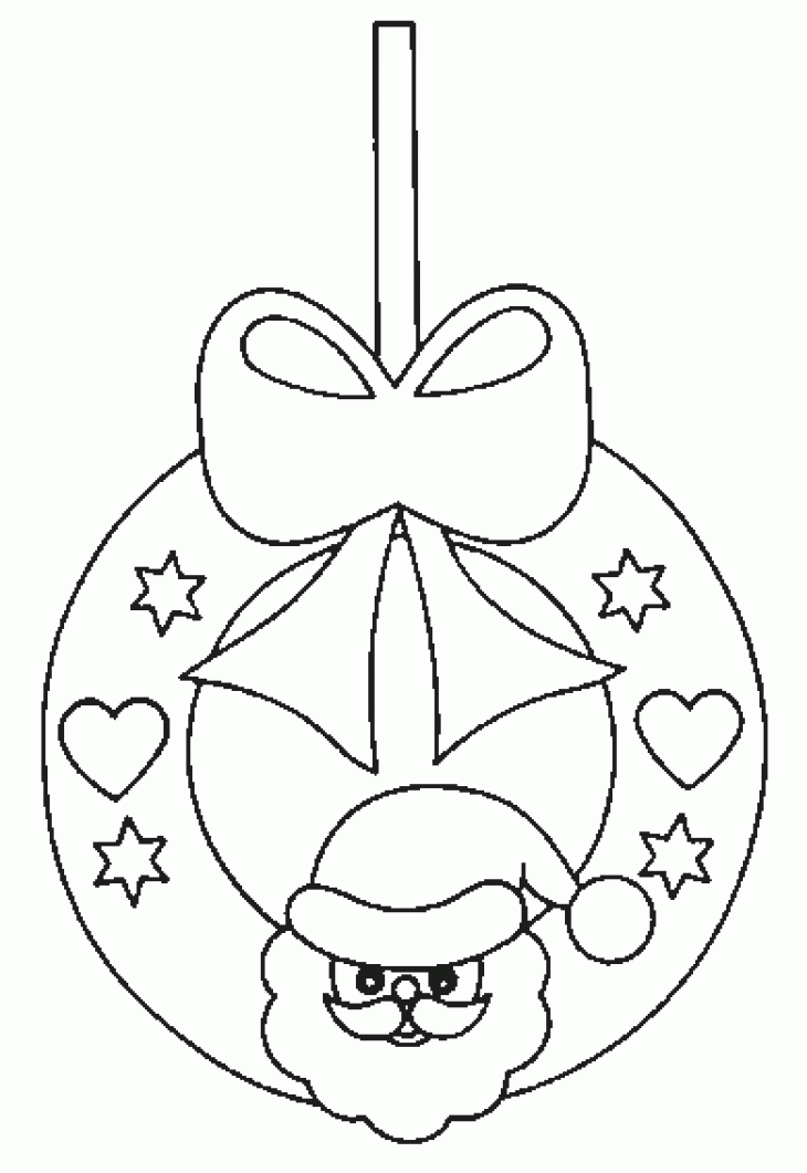ぬりえページ: クリスマスリース (オブジェクト) #169406 - 無料の印刷可能なぬりえページ