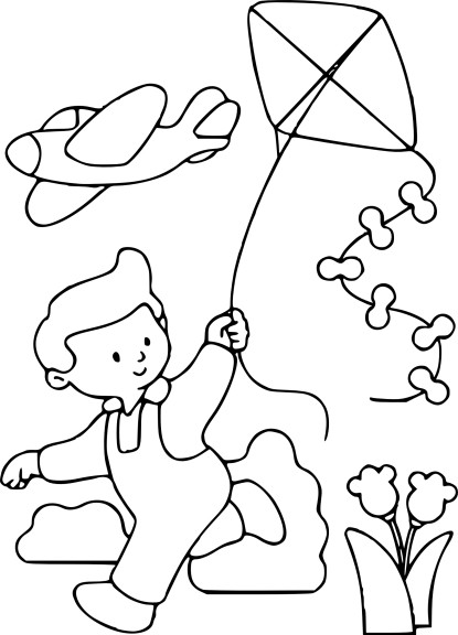 ぬりえページ: 凧 (オブジェクト) #168299 - 無料の印刷可能なぬりえページ