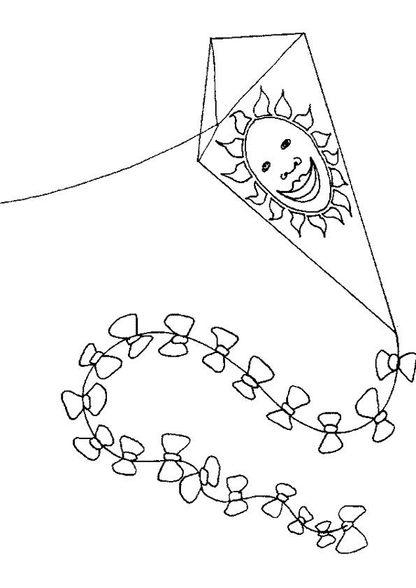 ぬりえページ: 凧 (オブジェクト) #168308 - 無料の印刷可能なぬりえページ