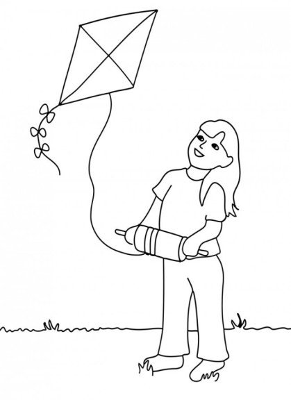 ぬりえページ: 凧 (オブジェクト) #168338 - 無料の印刷可能なぬりえページ