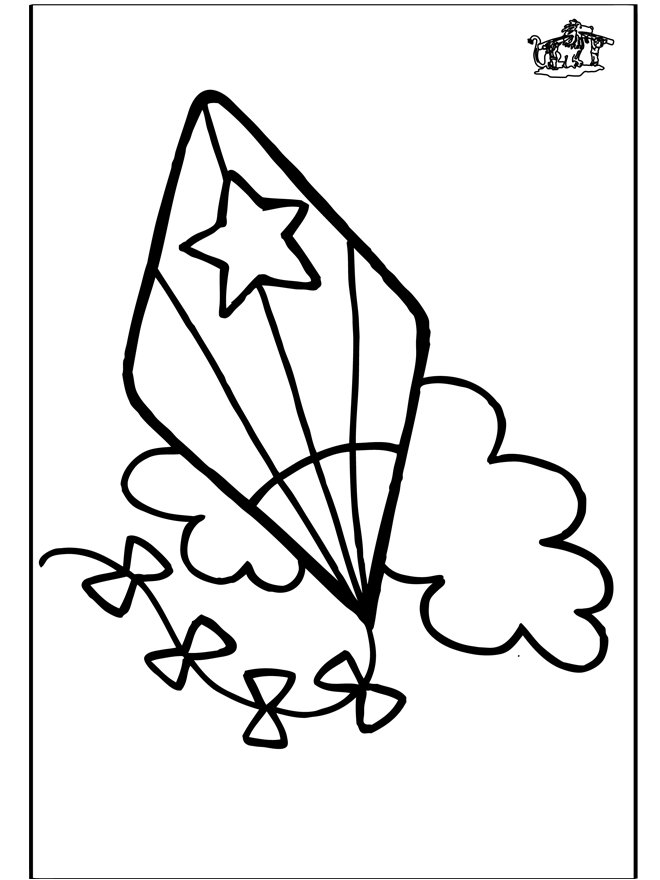 ぬりえページ: 凧 (オブジェクト) #168344 - 無料の印刷可能なぬりえページ
