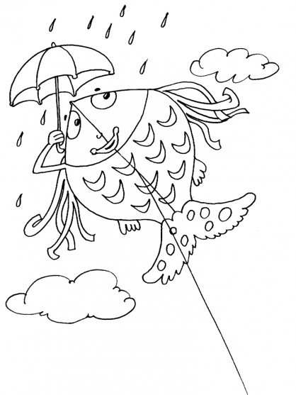ぬりえページ: 凧 (オブジェクト) #168352 - 無料の印刷可能なぬりえページ
