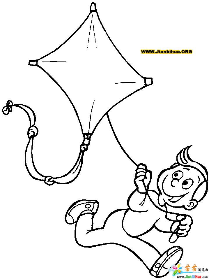 ぬりえページ: 凧 (オブジェクト) #168370 - 無料の印刷可能なぬりえページ