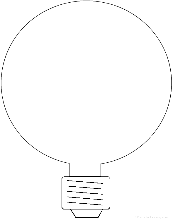 ぬりえページ: 電球 (オブジェクト) #119421 - 無料の印刷可能なぬりえページ