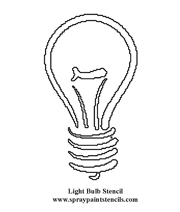 ぬりえページ: 電球 (オブジェクト) #119502 - 無料の印刷可能なぬりえページ