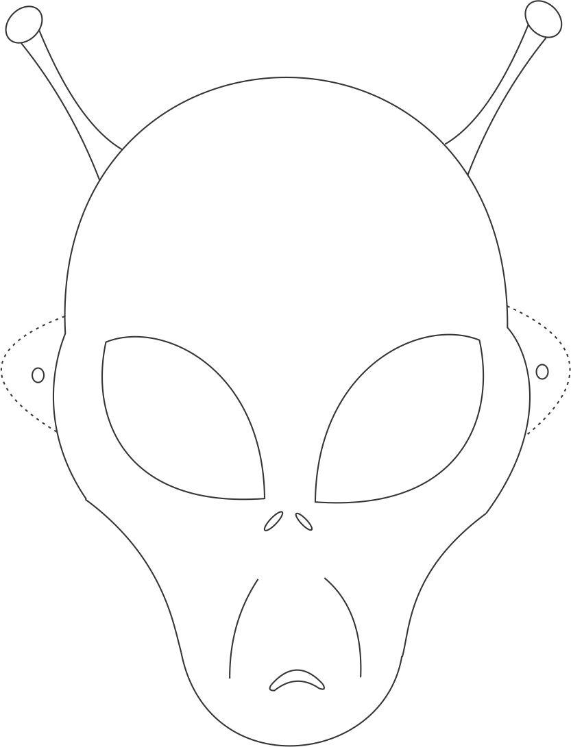 ぬりえページ: マスク (オブジェクト) #120551 - 無料の印刷可能なぬりえページ