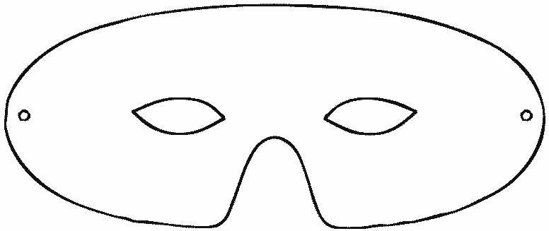 ぬりえページ: マスク (オブジェクト) #120638 - 無料の印刷可能なぬりえページ