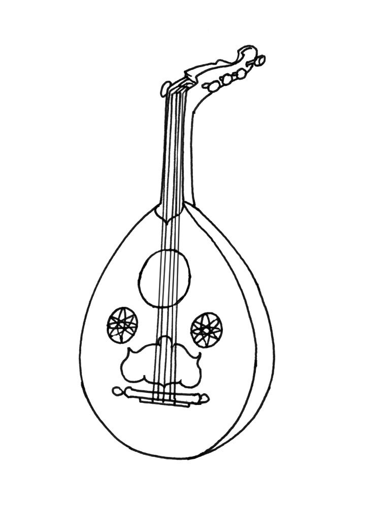 ぬりえページ: 楽器 (オブジェクト) #167154 - 無料の印刷可能なぬりえページ