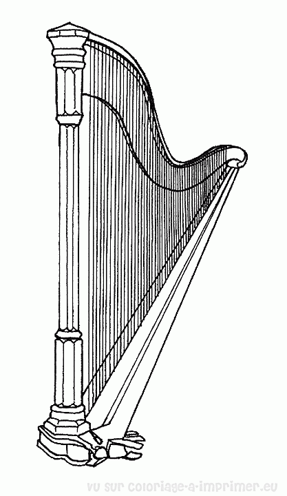 ぬりえページ: 楽器 (オブジェクト) #167300 - 無料の印刷可能なぬりえページ