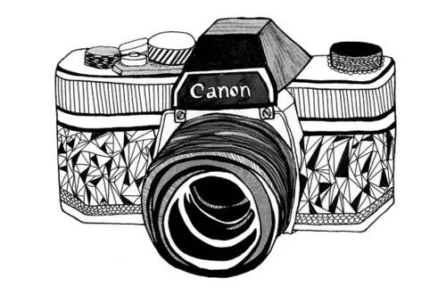 ぬりえページ: カメラ (オブジェクト) #119783 - 無料の印刷可能なぬりえページ