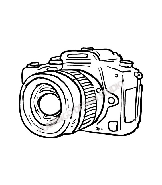 ぬりえページ: カメラ (オブジェクト) #119787 - 無料の印刷可能なぬりえページ