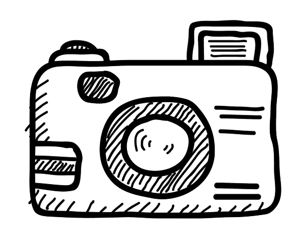 ぬりえページ: カメラ (オブジェクト) #119825 - 無料の印刷可能なぬりえページ