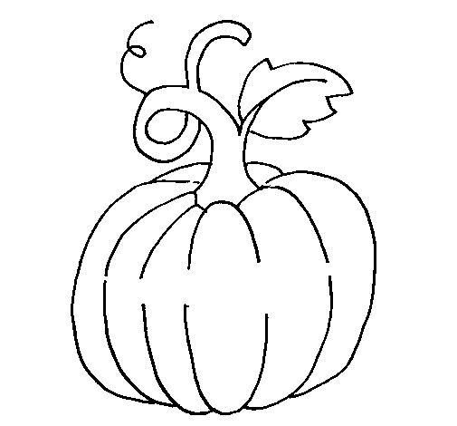 ぬりえページ: かぼちゃ (オブジェクト) #166846 - 無料の印刷可能なぬりえページ