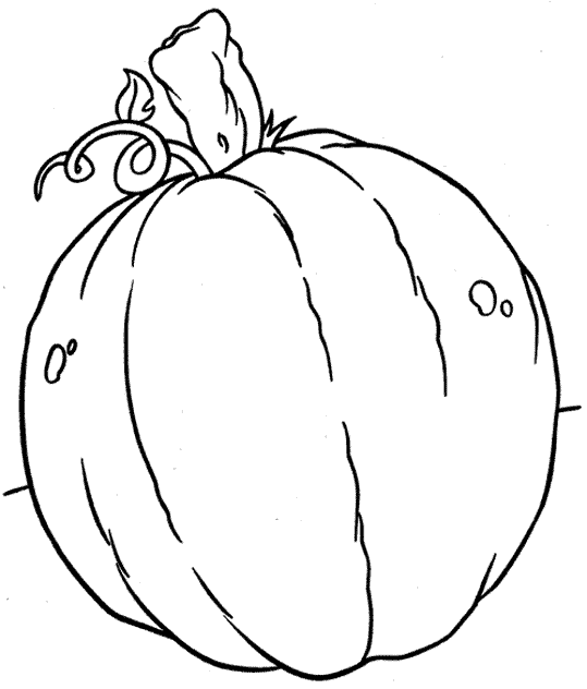 ぬりえページ: かぼちゃ (オブジェクト) #166847 - 無料の印刷可能なぬりえページ