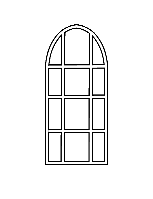 ぬりえページ: 窓 (オブジェクト) #168544 - 無料の印刷可能なぬりえページ