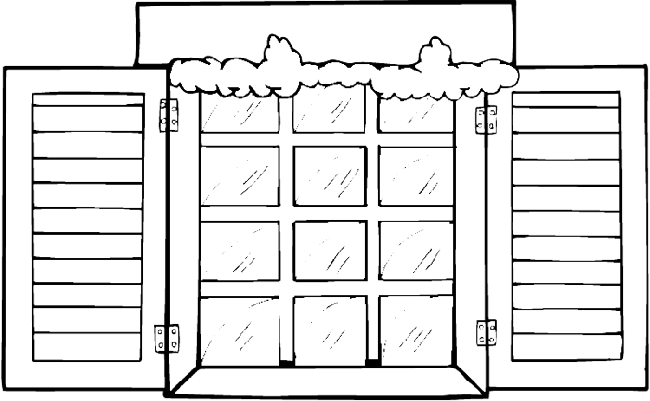 ぬりえページ: 窓 (オブジェクト) #168793 - 無料の印刷可能なぬりえページ
