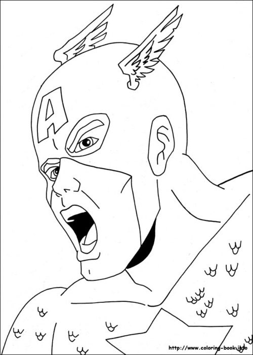 ぬりえページ: アベンジャーズ (スーパーヒーロー) #74083 - 無料の印刷可能なぬりえページ