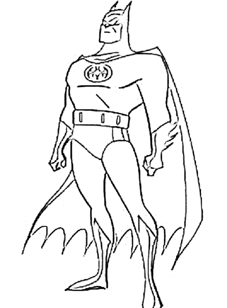 ぬりえページ: バットマン (スーパーヒーロー) #76825 - 無料の印刷可能なぬりえページ