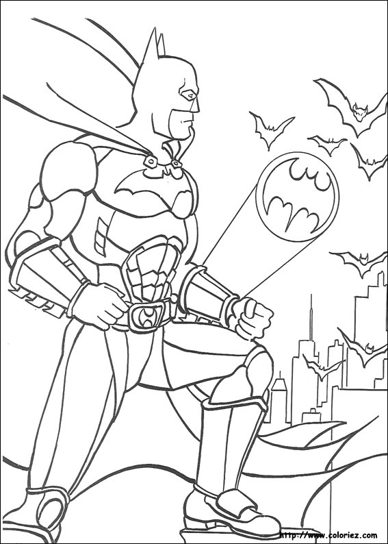 ぬりえページ: バットマン (スーパーヒーロー) #76878 - 無料の印刷可能なぬりえページ