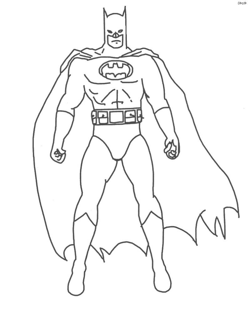 ぬりえページ: バットマン (スーパーヒーロー) #76880 - 無料の印刷可能なぬりえページ