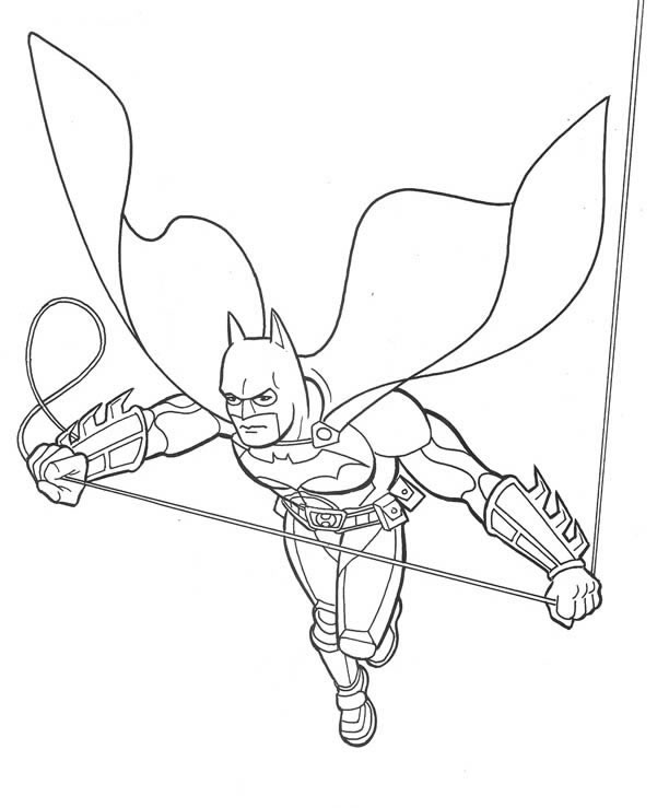 ぬりえページ: バットマン (スーパーヒーロー) #76899 - 無料の印刷可能なぬりえページ
