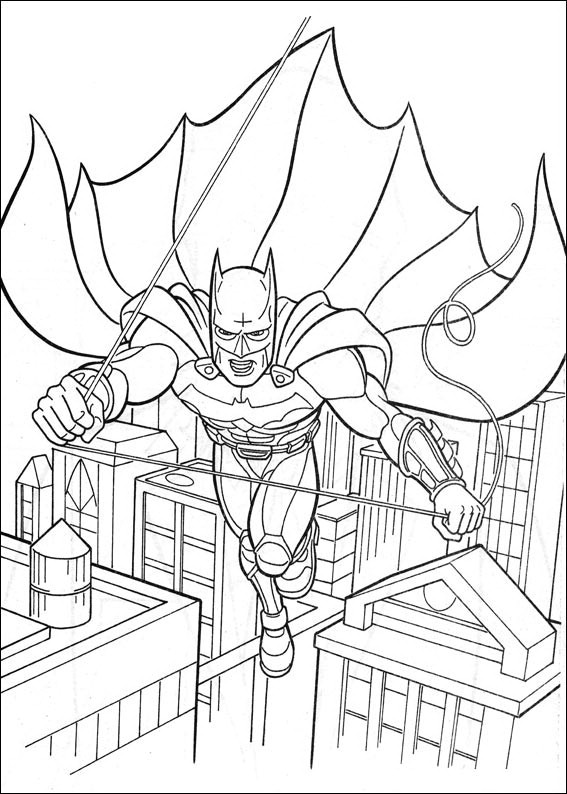 ぬりえページ: バットマン (スーパーヒーロー) #76934 - 無料の印刷可能なぬりえページ