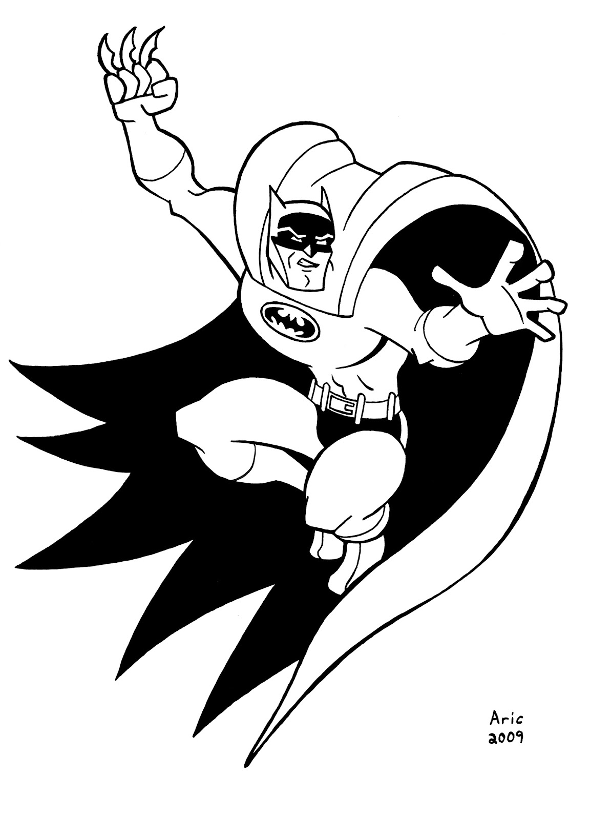 ぬりえページ: バットマン (スーパーヒーロー) #76954 - 無料の印刷可能なぬりえページ