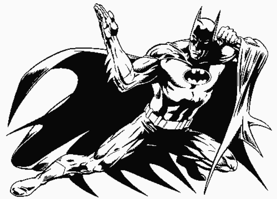 ぬりえページ: バットマン (スーパーヒーロー) #76975 - 無料の印刷可能なぬりえページ