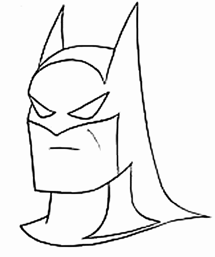 ぬりえページ: バットマン (スーパーヒーロー) #77005 - 無料の印刷可能なぬりえページ