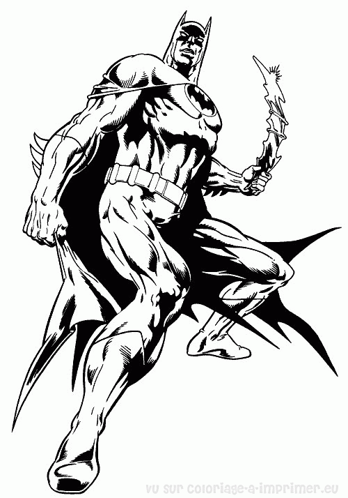 ぬりえページ: バットマン (スーパーヒーロー) #77115 - 無料の印刷可能なぬりえページ