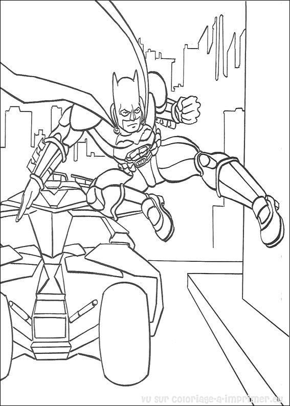 ぬりえページ: バットマン (スーパーヒーロー) #77116 - 無料の印刷可能なぬりえページ