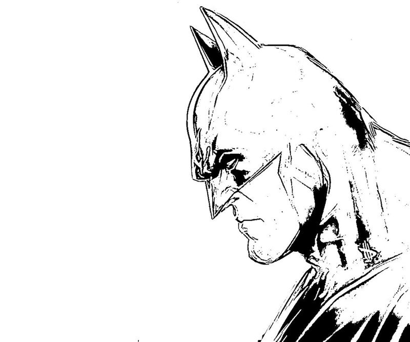 ぬりえページ: バットマン (スーパーヒーロー) #77146 - 無料の印刷可能なぬりえページ