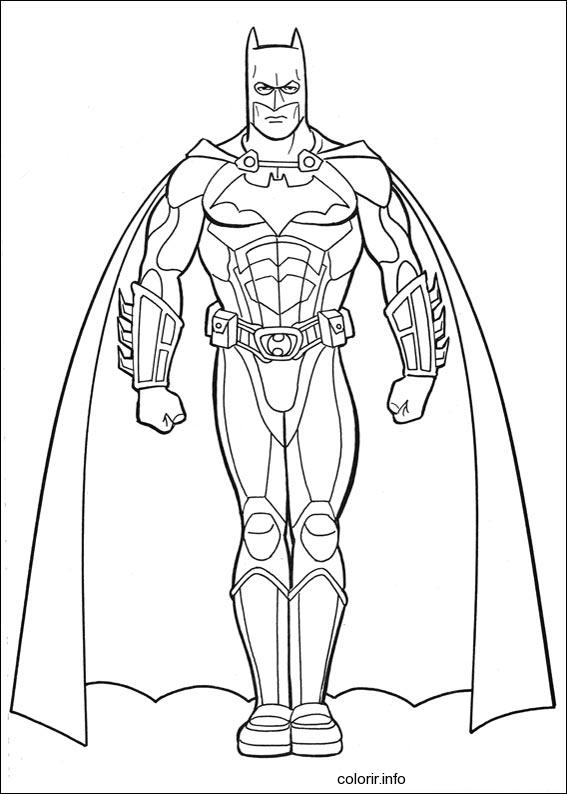ぬりえページ: バットマン (スーパーヒーロー) #77156 - 無料の印刷可能なぬりえページ