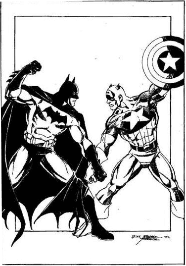 ぬりえページ: キャプテン・アメリカ (スーパーヒーロー) #76598 - 無料の印刷可能なぬりえページ