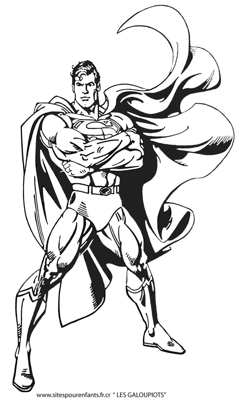 ぬりえページ: DCコミックスのスーパーヒーロー (スーパーヒーロー) #80115 - 無料の印刷可能なぬりえページ