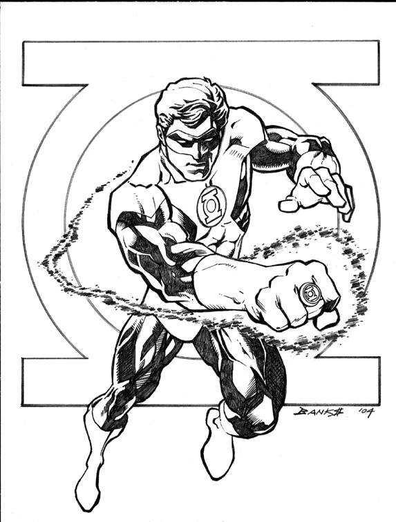 ぬりえページ: DCコミックスのスーパーヒーロー (スーパーヒーロー) #80157 - 無料の印刷可能なぬりえページ