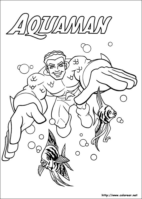 ぬりえページ: DCコミックスのスーパーヒーロー (スーパーヒーロー) #80161 - 無料の印刷可能なぬりえページ
