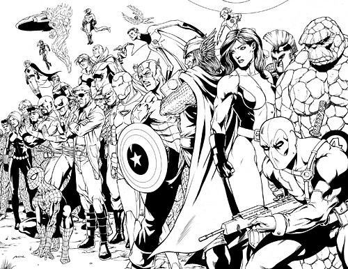 ぬりえページ: DCコミックスのスーパーヒーロー (スーパーヒーロー) #80166 - 無料の印刷可能なぬりえページ