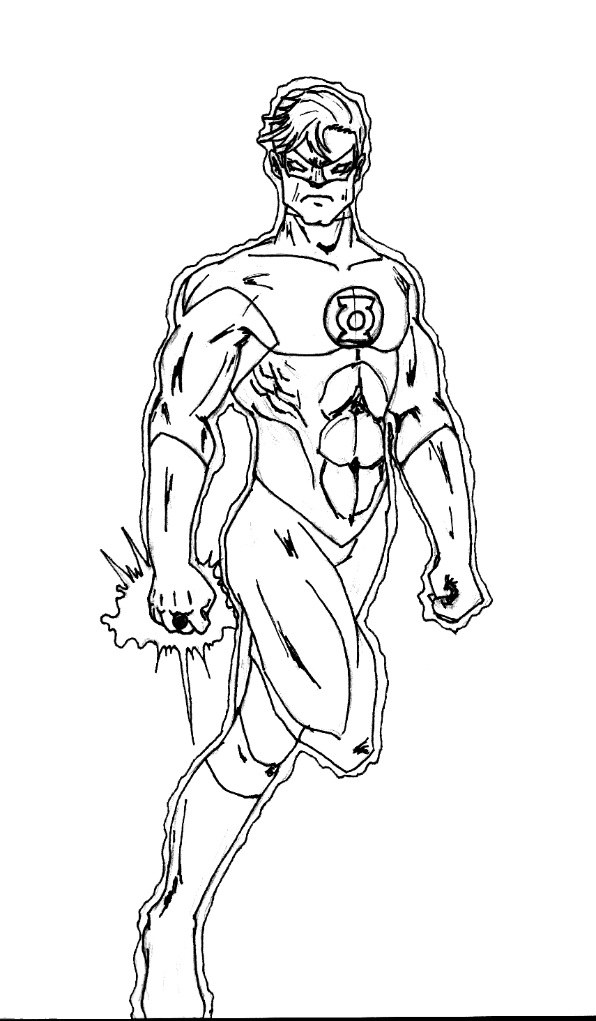 ぬりえページ: DCコミックスのスーパーヒーロー (スーパーヒーロー) #80192 - 無料の印刷可能なぬりえページ