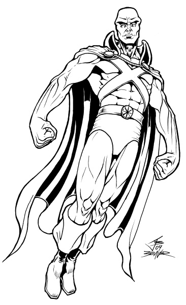 ぬりえページ: DCコミックスのスーパーヒーロー (スーパーヒーロー) #80196 - 無料の印刷可能なぬりえページ