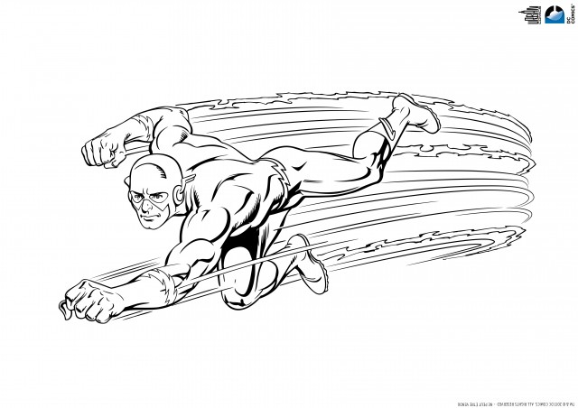 ぬりえページ: DCコミックスのスーパーヒーロー (スーパーヒーロー) #80203 - 無料の印刷可能なぬりえページ