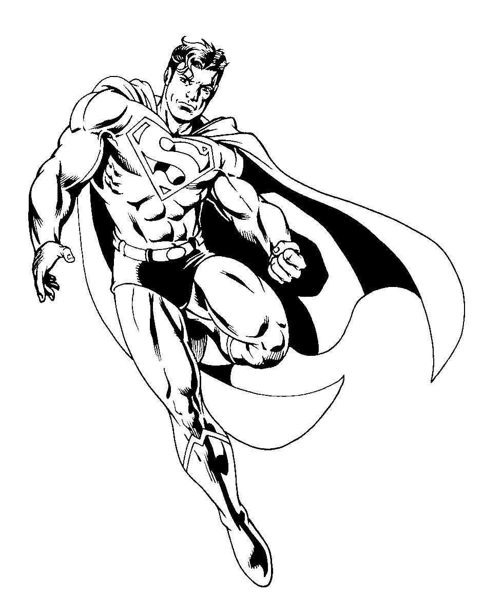 ぬりえページ: DCコミックスのスーパーヒーロー (スーパーヒーロー) #80221 - 無料の印刷可能なぬりえページ