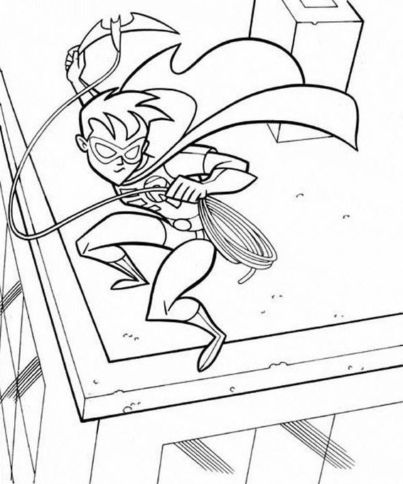 ぬりえページ: DCコミックスのスーパーヒーロー (スーパーヒーロー) #80231 - 無料の印刷可能なぬりえページ