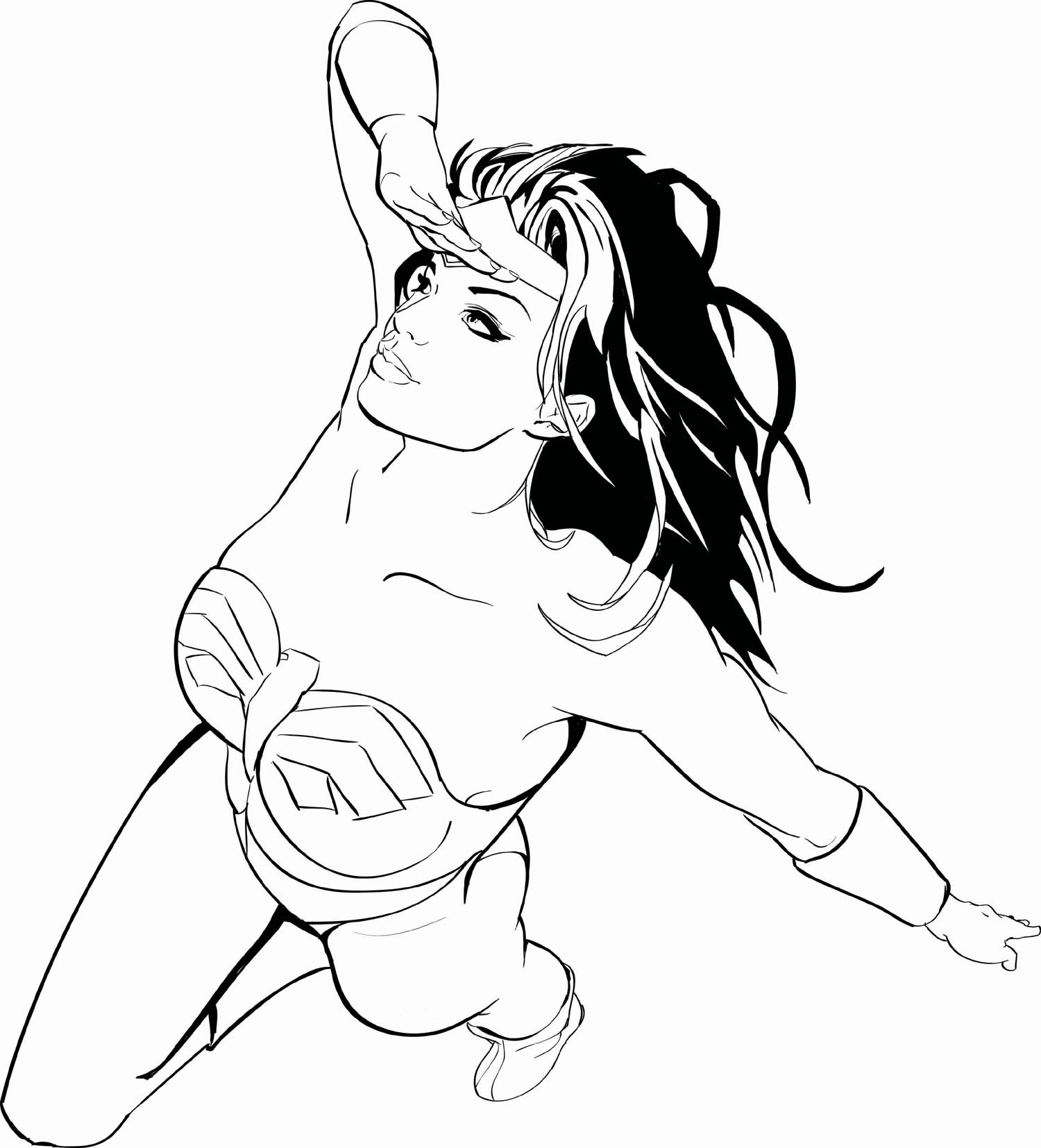 ぬりえページ: DCコミックスのスーパーヒーロー (スーパーヒーロー) #80233 - 無料の印刷可能なぬりえページ