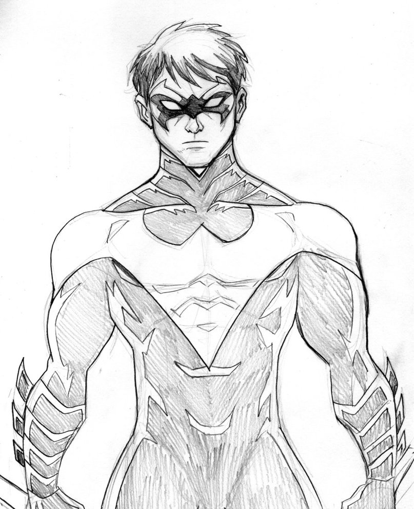 ぬりえページ: DCコミックスのスーパーヒーロー (スーパーヒーロー) #80238 - 無料の印刷可能なぬりえページ