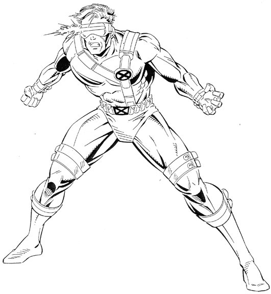 ぬりえページ: DCコミックスのスーパーヒーロー (スーパーヒーロー) #80245 - 無料の印刷可能なぬりえページ