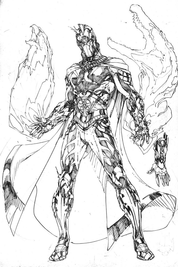 ぬりえページ: DCコミックスのスーパーヒーロー (スーパーヒーロー) #80252 - 無料の印刷可能なぬりえページ