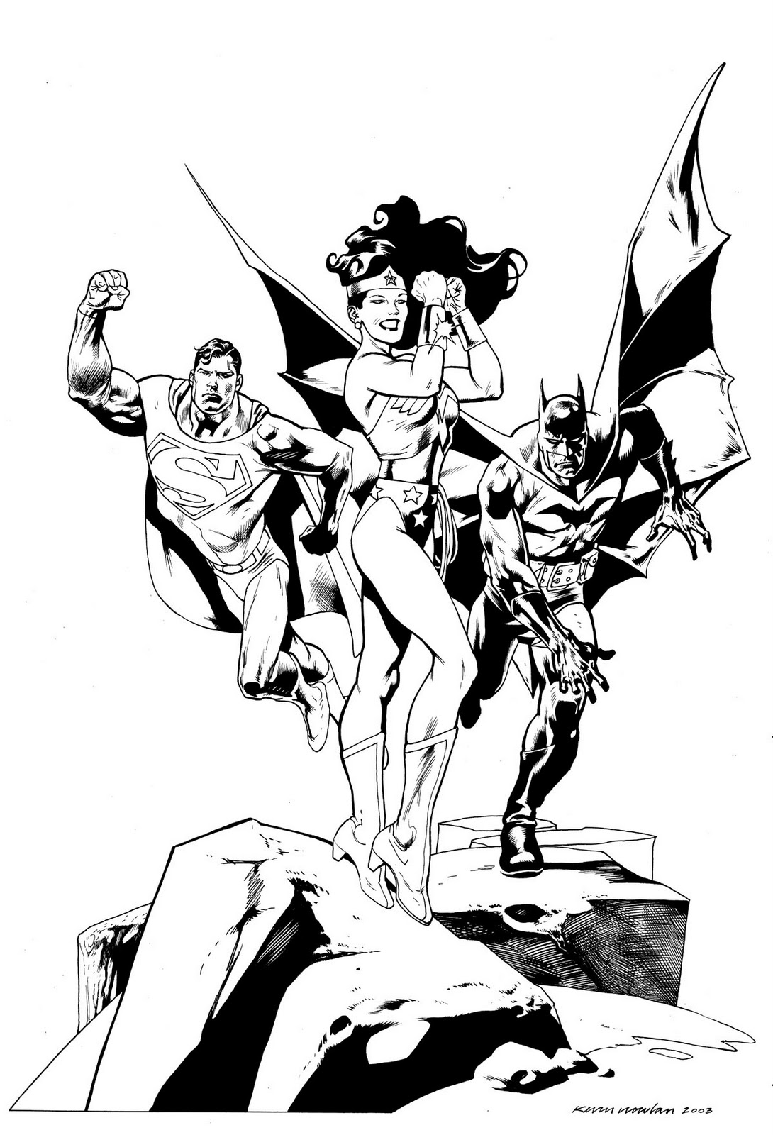 ぬりえページ: DCコミックスのスーパーヒーロー (スーパーヒーロー) #80257 - 無料の印刷可能なぬりえページ