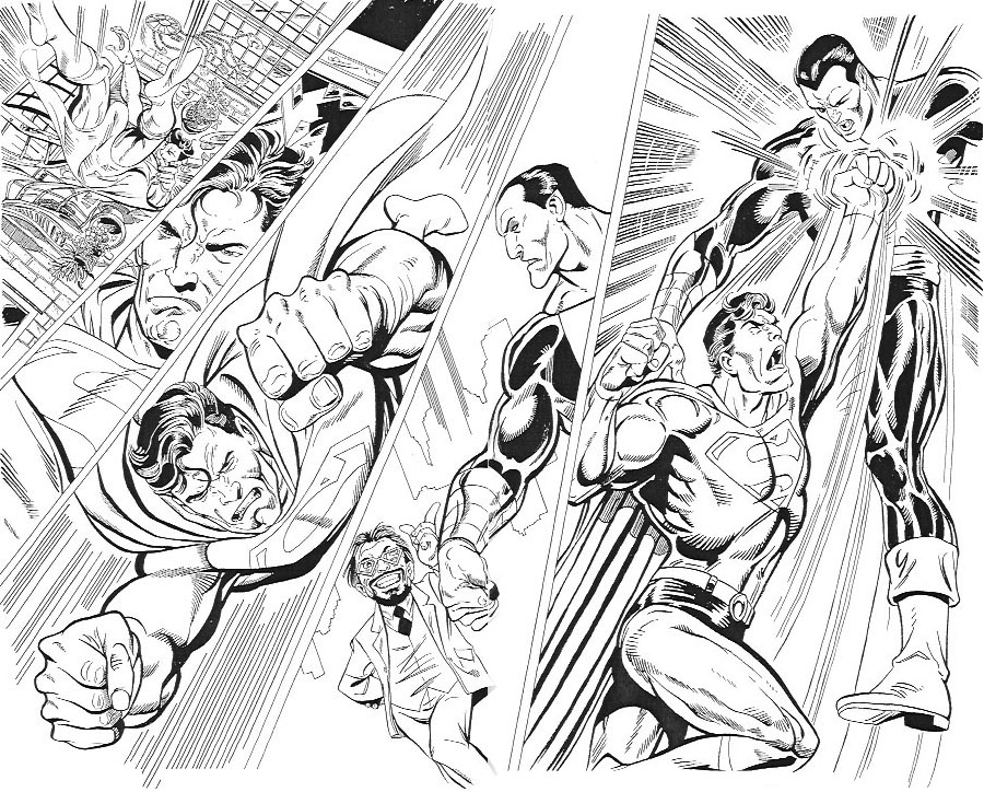 ぬりえページ: DCコミックスのスーパーヒーロー (スーパーヒーロー) #80290 - 無料の印刷可能なぬりえページ
